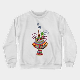 Psychedelic Caterpillar Crewneck Sweatshirt